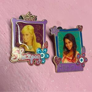 Rare high school musical disney 2007 trading pins duo